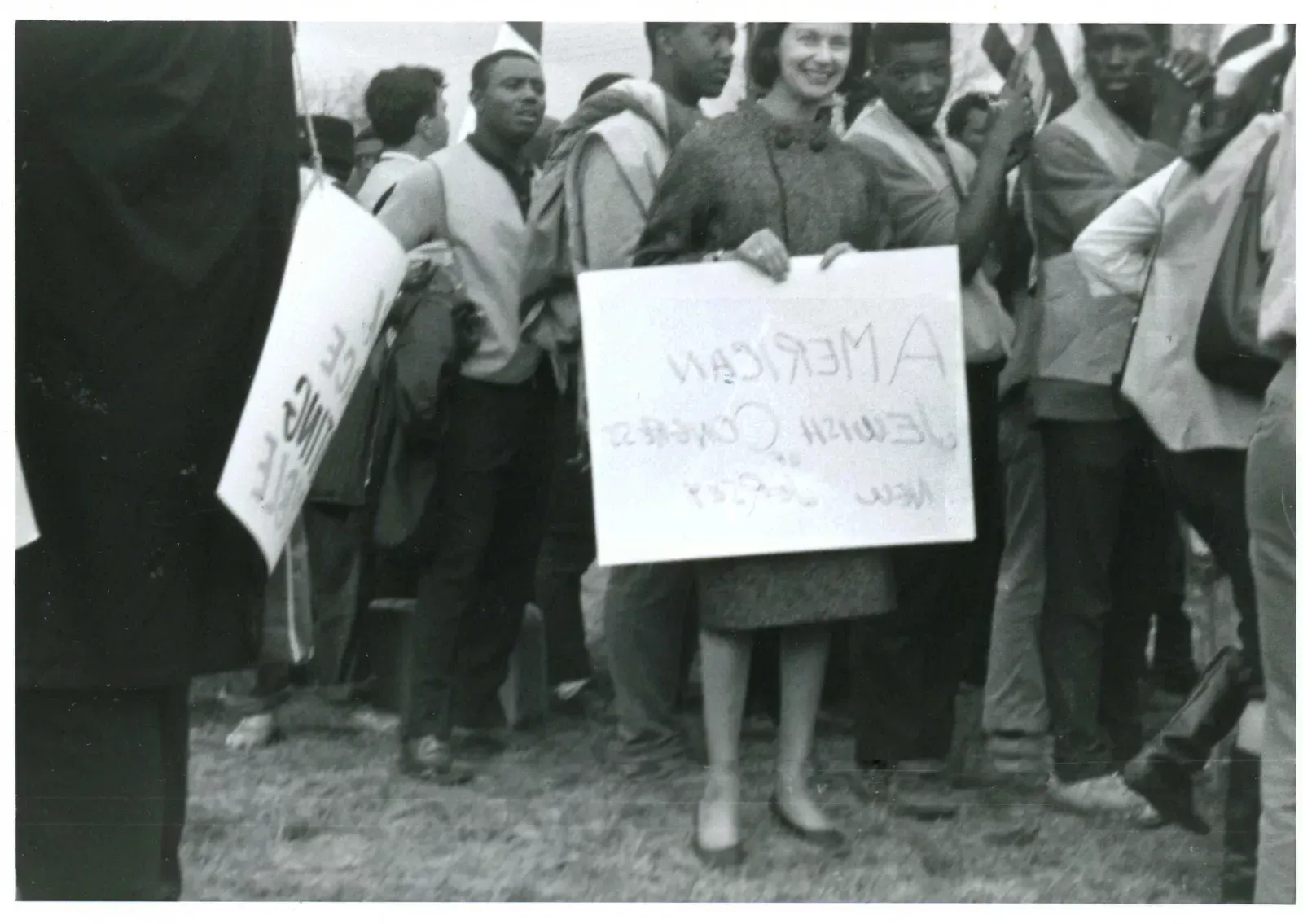 Jackie Levine at the Selma March.